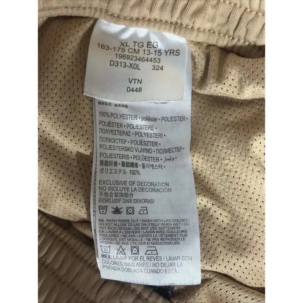 Jordan White & Tan Hoodie + Shorts Set - Nike Jordan - Sz XL (13-15 Years)